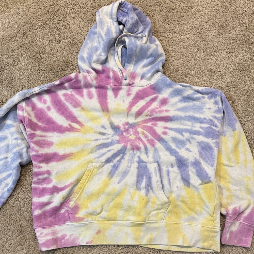 Chaps Multicolor Tie-Dye Hoodie